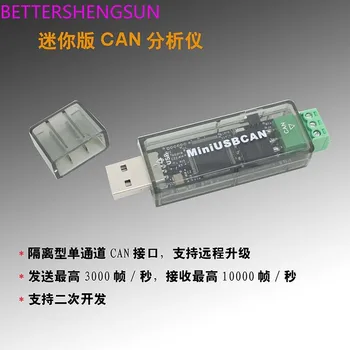 Mini USBCAN GALI analizatorius palaiko vidurinio plėtros CANopen J1939 DeviceNet