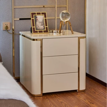 Modernus Miegamojo Baldai, Prabangūs, Aukštos kokybės dekoratyvinę italijos, viešbučio, miegamojo baldai stalčių spintelė staliukas nightstands