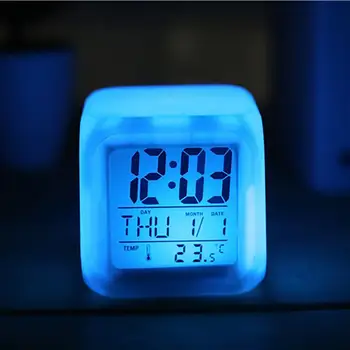 Namų apyvokos Reikmenys LED Laikrodis Išjungti Kalendoriaus Aukštos kokybės Multi-purpose spalvotu LED Elektros Laikrodis