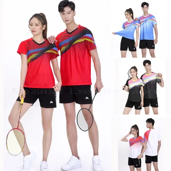 Naujas 2022 Badmintono T-marškinėliai Vyrams/Moterims ,Golfo marškinėliai Teniso marškinėliai ,Stalo Teniso marškinėliai ,Quick dry Sporto Šortai marškinėliai 6923