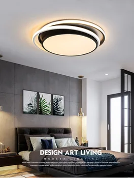 Naujas miegamojo lempa modernus minimalistinis atmosfera led lubų lempos apvalios kambario lempos studijų lempos geležies lempos apšvietimo paramos didmeninės