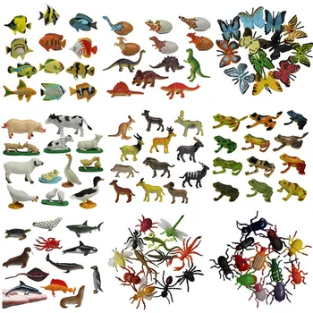 Naujas PVC Modeliavimas Laukinių Jūros Gyvūnai Dinozaurų Ūkio Vabzdžių ir Smulkių Gyvūnų Modeliavimas Gyvūnų Modelio Žaislas
