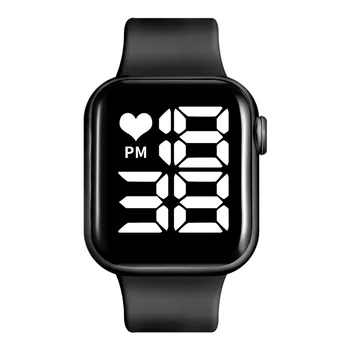 Naujas Sporto Skaitmeniniai Laikrodžiai Moterims Aukso Silikono LED Elektroniniai Žiūrėti Vandeniui Laikrodis Moterų Laikrodis Relogio Feminino