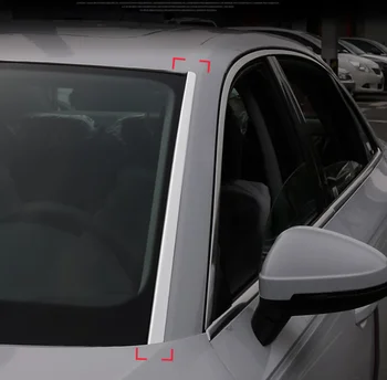 nerūdijančio plieno automobilio priekinio lango apdailos audi a4 b9 2016 2017 2018