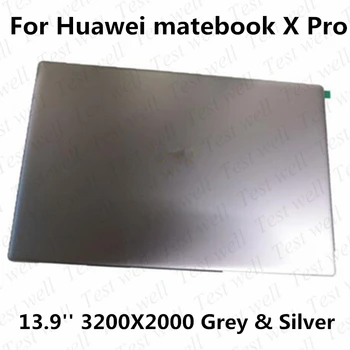 Originalą Huawei matebook X Pro MACHC-WAE9LP surinkti 13.9-colių viršutinė pusė jutiklinio ekrano LCD ekranas LPM139M422 2018 2019