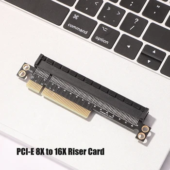 PCI-E 8X PCI-E 16X Konverteris Adapteris PCI Express 8X 16X Plėtra Stove Kortelę Darbastalio Plokštė Kompiuterių Priedai