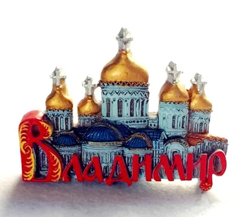 Rankų darbo Dažytos Maskva, Rusija, St. Peterburgas 3D Šaldytuvas Magnetai Turizmo Suvenyrai, Šaldytuvas Magnetiniai Lipdukai Dovanų