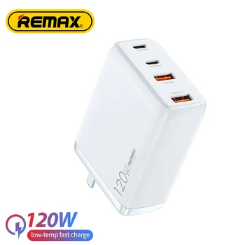 REMAX 120W USB C Tipo GaN Įkroviklis Greitai Įkrauti 