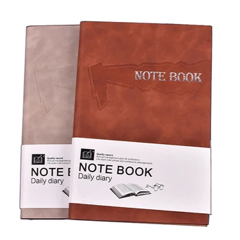 Retro Sąsiuvinis B5 Kūrybos Notepad 200P PU Memo Pad Paprasta Sketchbook 