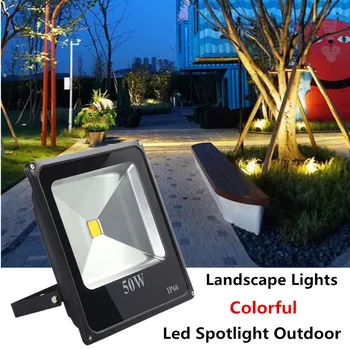 RGB Potvynių Šviesos Lauko Prožektorius Parkas LED Spalvinga Žiburiai Medžių Kraštovaizdis, Šviesos, Scenos Atmosfera, Šviesos Reklama Projekcija