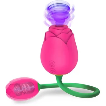 Rožių Formos Čiulpti Makšties Galingas Vibratorius Klitorio Stimuliatorius Dulkių Gyvis Moterų Meilės Vibracija, Kiaušiniai Sekso Žaislas, skirtas Suaugusiems 18