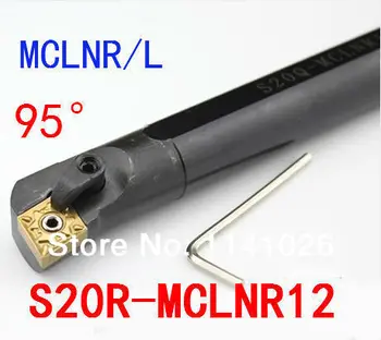 S20R-MCLNR12 20mm Staklės, Pjovimo Įrankiai CNC Tekinimo Įrankis, Tekinimo Staklės, Vidaus Metalo Tekinimo Įrankis Nuobodu Baras Tipo MCLCR/L