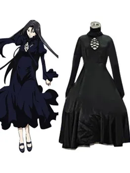 Saint Seiya Anime Cos Helovinas Pandora Juoda suknelė Cosplay Animacinių filmų Vyras Moteris Cosplay Kostiumas