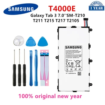 SAMSUNG Originalus Tablet T4000E Baterija 4000mAh Samsung Galaxy Tab 3 7.0 T211 T210 T215 T217A T210R T2105 P3210 P3200 +Įrankiai
