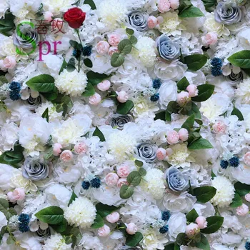 SPR Aukštos kokybės stiliaus gėlių sienos vestuvių fonas šalies įvykius, dirbtinių gėlių kompozicijos