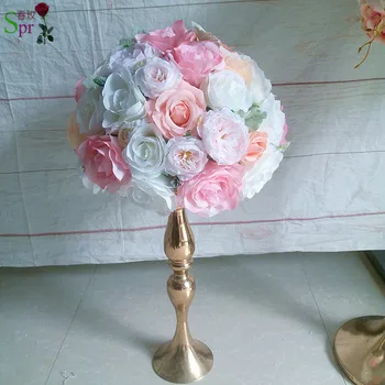 SPR Nemokamas pristatymas!10vnt/daug vestuvių stalo puošmena, gėlių kamuolys susitarimą namų decoratins gėlių šalių fone