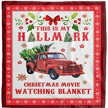 Tai Yra Mano Kalėdų Filmą Žiūrėti Flanelė Antklodė Ho Man Lili Įdomus Raudona Trucker Jaukus Pliušinis Vaikams, Suaugusiems, Valentino Dovanos
