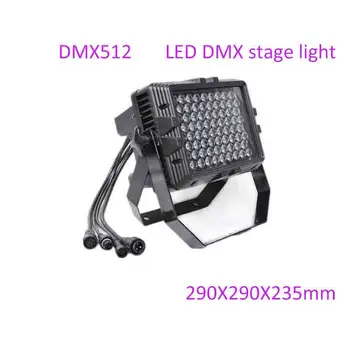 Toika 1PCS DMX512 54*3W LED DMX scenos šviesos vandeniui