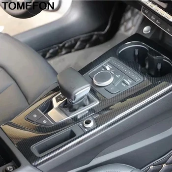 TOMEFON Audi A5 2017 2018 2019 LHD ABS Vidinė Rankena Skydelio, AC Ventiliacijos Durų duryse esantį Mygtuką Dangtelio Lipdukas Apdaila Priedai
