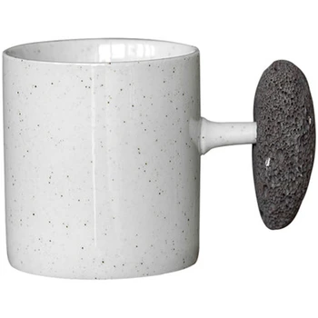 Trumpa Kūrybos rankena Keramikos Puodelius kavos puodelis Pieno Arbata office Puodeliai Drinkware Geriausia gimtadienio Dovana
