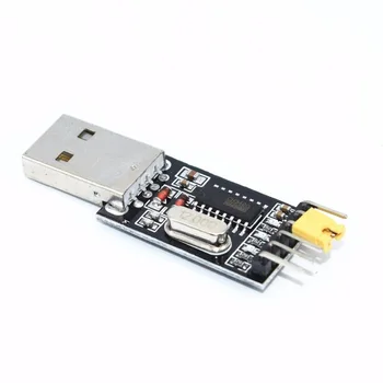 USB TTL UART Modulis CH340G CH340 USB Mikrovaldiklis Atsisiųsti Kabelis Teptuku Valdybos USB Į Serial 3.3 V 5V Jungiklis 
