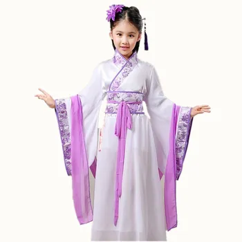 Vaikų Hanfu nauji kostiumai, kostiumai vaikams, Hanfu sijonas sijonas pasakų foto Guzheng arbatos rodo, drabužių klasikinio šokio kostiumai