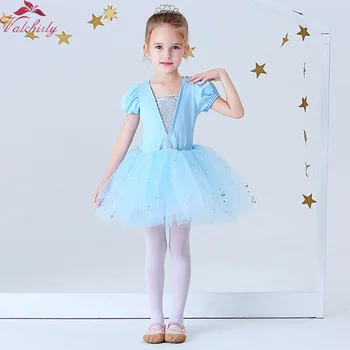 Vaikų Mergaičių Princesė Baleto Tutu Suknelė Snaigės Tutu Dancewear Šalis Suknelė Mergaitėms triko balerinos Suknelė