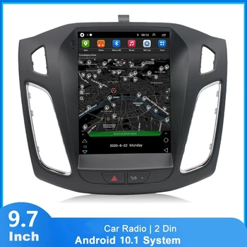 Vertikalus ekranas, Android 11 sistemos automobilių gps multimedia vaizdo radijo grotuvas brūkšnys Ford Focus 2012-2017 automobilių navigaton stereo