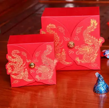 Vestuvių Džiaugtis Dėžės Kinų Stiliaus Dragon 