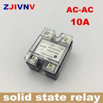 vienfazis (solid state relay 10A AC kontrolės AC SSR 10AA , AC relės SSR Nulio kirtimo tipas full apkrovos srovė ZG3NC-310A