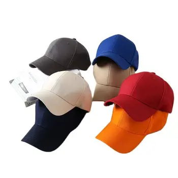 Vientisos Spalvos Beisbolo kepuraitę Vyrų ir Moterų Unisex Kepurės Porą Balta Juoda Rausva 7 Spalvų Casquette Homme