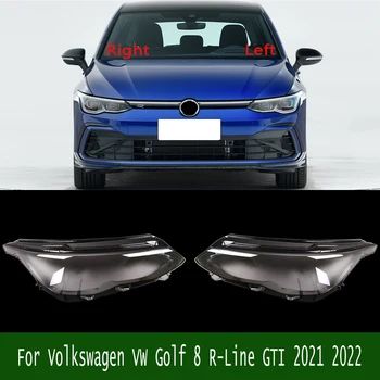 Volkswagen VW Golf 8 R-Line GTI 2021 2022 Žibinto Dangtelis Permatomas Atspalvis Lemputė, priekinis žibintas Shell Objektyvo Stiklo