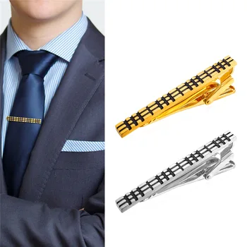 vyrai kaklaraištis klipai marškinėliai verslo kostiumas prisegamas geltona aukso spalva tėvo dovana didmeninė mens prisegamas T2297