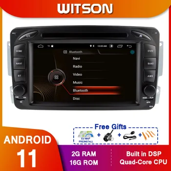 WITSON Android11 Radijo GPS DVD MERCEDES-BENZ C CLASS W203 CLK W209 M W163 W639