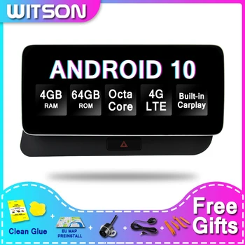 WITSON AUDI DIDELIS EKRANAS Android 10.0 AUDI Q5 2009-2019 MAŽAI Dešiniajame Vairuotojo 4G RAM 64GB ROM AUTOMOBILIO RADIJO