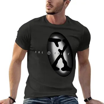 X Failai Dėmesio Logotipą, Negabaritinių Marškinėliai Prekės Vyrams Drabužius Trumpomis Rankovėmis Streetwear Didelis Dydis Viršuje Tee