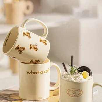 Šiuolaikinės Kūrybinės Keramikos Puodelis Asmeninį Paprasta Stiliaus Puodelius Kavos Puodelio Pusryčiai Puodeliai Pieno Ledų Didelės Talpos Puodeliai Vandens